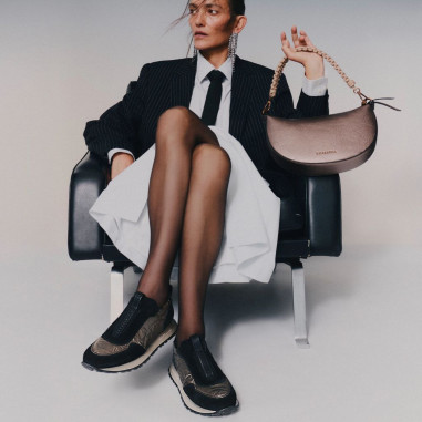 Deportivas Kansas Negro-Taupe Hispanitas