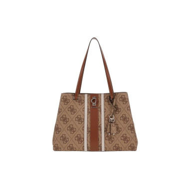 Bolso Guess Shopper Erenia 4G Marrón