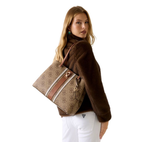 Bolso Guess Shopper Erenia 4G Marrón