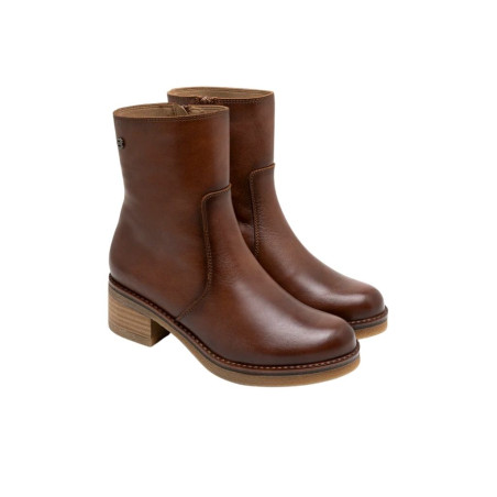 Botines Porronet Cuero con Cremallera Denise