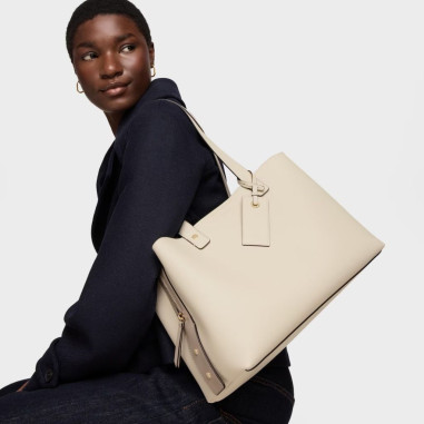 Bolso Tous City Mediano Beige The...