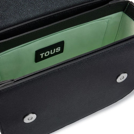 Bolso Tous Bandolera Mediana Negra Brenda