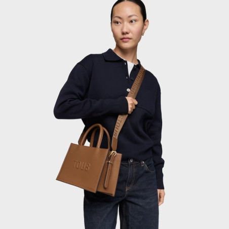 Bolso Tous Shopper Mediano Camel Brenda