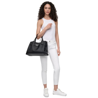 Bolso DKNY Bryar Satchel Black/Silver