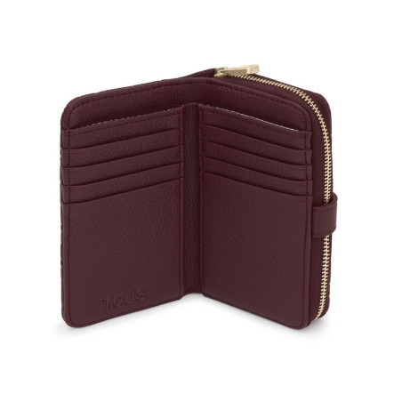 Billetera Tous Burdeos Bridge Puffy Bear