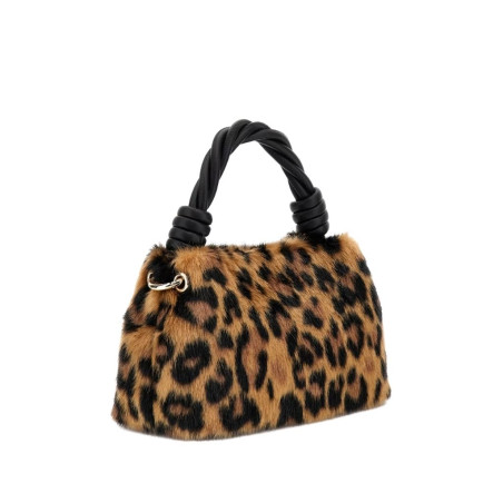 Mini Bolso Guess de Mano Shaida de Pelo Sintético