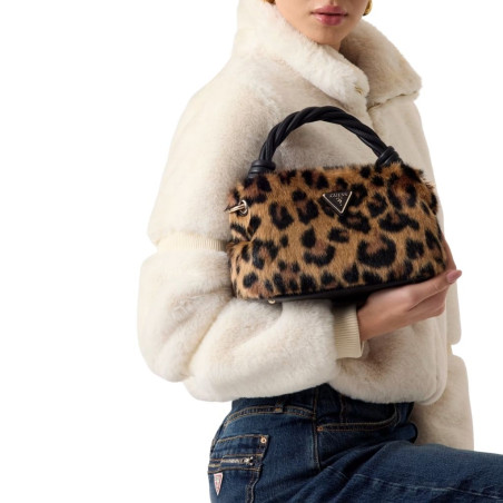 Mini Bolso Guess de Mano Shaida de Pelo Sintético