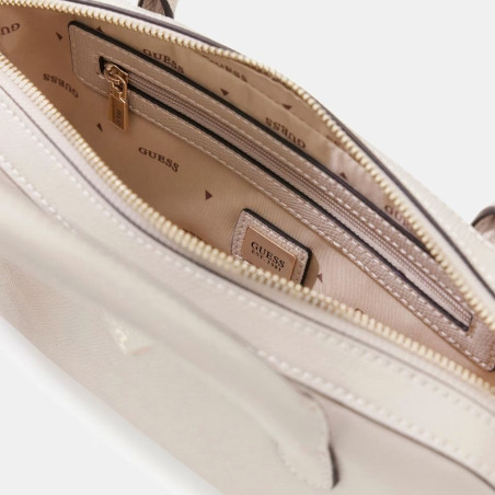 Bolso Guess de Mano Davina Charms Beige