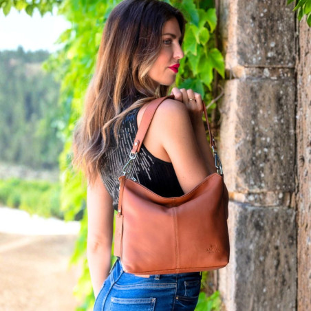 Bolso Shopper Piel Antoni Parma Tan