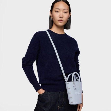 Mini Bolso Tous Back to Basics Azul Grisaceo