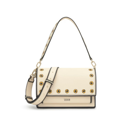 Bolso Tous Bandolera Mediana Beige Audree Trampantojo