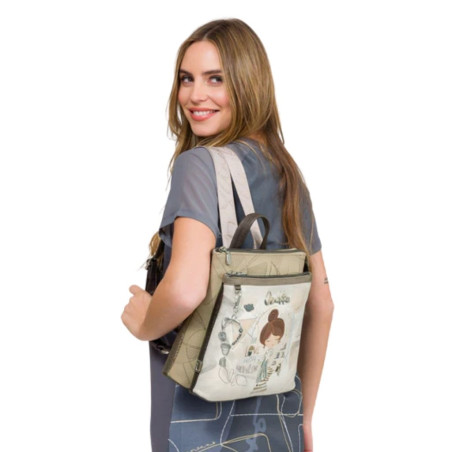 Mochila Anekke Sophia Cuadrada