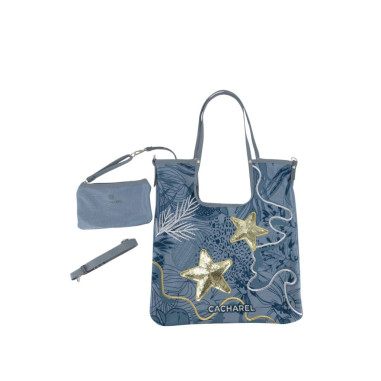 Bolso Cacharel Shopper Azul con...