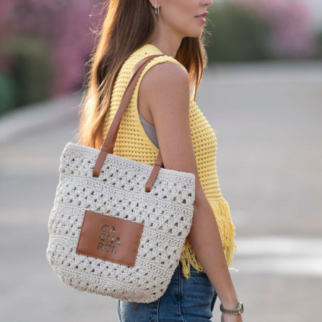 Bolso Cacharel Shopper Cuero