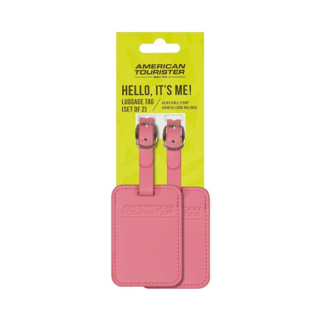 Etiquetas de Equipaje Pink Glitch American Tourister