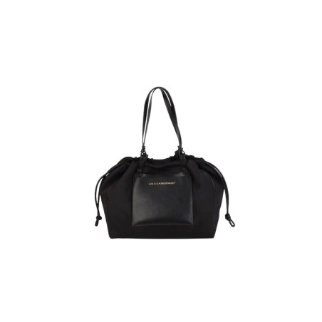 Bolso Lola Casademunt Shopper Nylon Negro