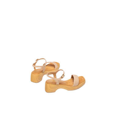 Sandalias con Bloque Efecto Madera...