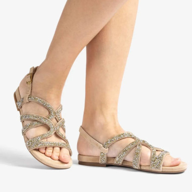 Sandalias con Cristales Comic Unisa