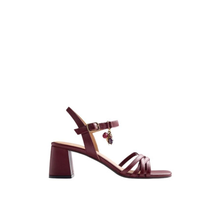 Sandalias Gioseppo Tacón Piel Abalorios Mazeras