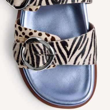 Sandalias Gioseppo Bio Piel Estampado...