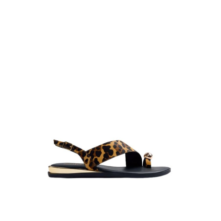 Sandalias Gioseppo Estampado Animal Anillo Joya Mairo