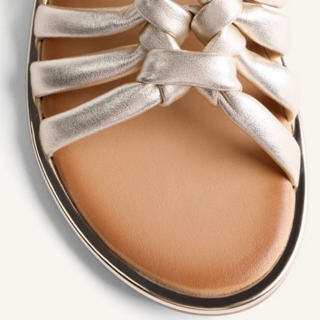 Sandalias Gioseppo Piel Nudos Pepperell Platino