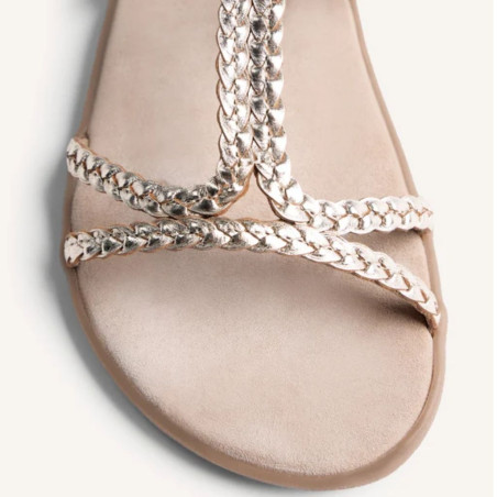 Sandalias Gioseppo Barefoot Piel Trenzada Nedelja