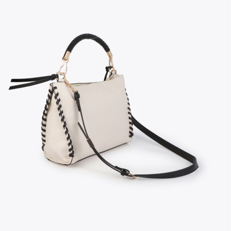 Bolso Lola Casademunt Detalle Trenzado a Contraste