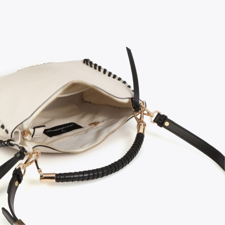 Bolso Lola Casademunt Detalle Trenzado a Contraste
