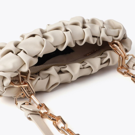 Bolso Lola Casademunt Bandolera Efecto Nudos Crudo