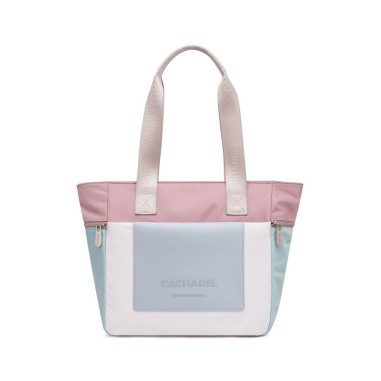 Bolso Cacharel Maxi Shopper Nylon Plata