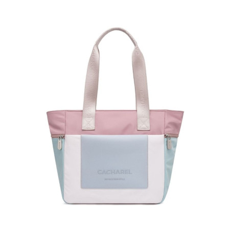 Bolso Cacharel Maxi Shopper Nylon Plata