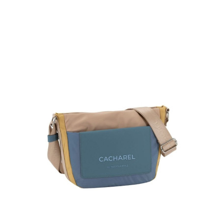 Bolso Cacharel Bandolera Nylon Mediana Ultra Ligera Sky