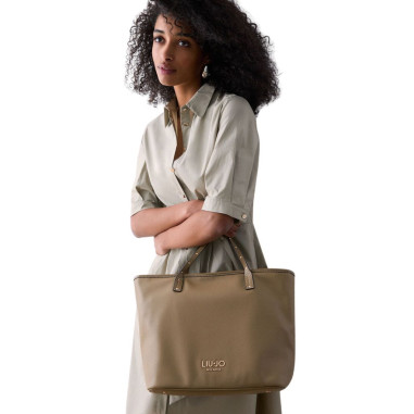 Liu Jo Bolso Tote Mediano Barro