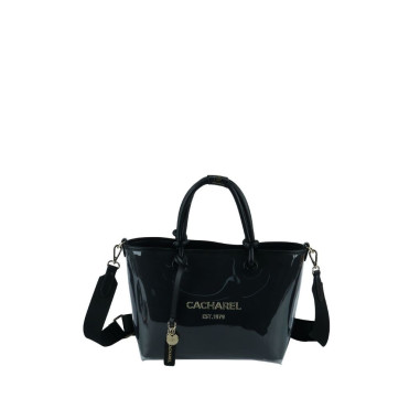Bolso Cacharel Shopper Vinilo Negro