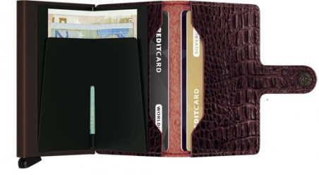 MINI MONEDERO DE SECRID MARRÓN DEL NILO